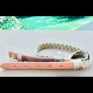 Ann Taylor | Accessories | Ann Taylor Tan Leather Woven Belt  display picture 1
